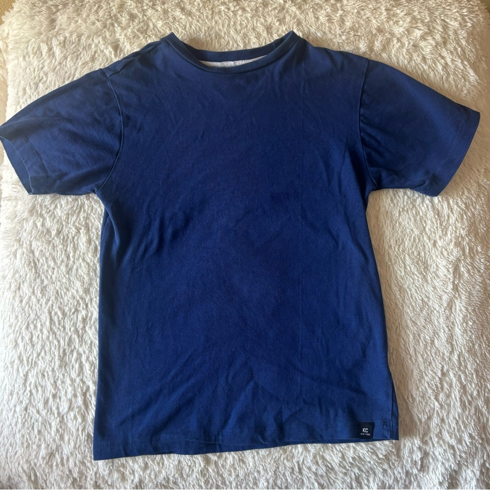 Kenneth Cole Solid Navy Short Sleeve Tee for Kids